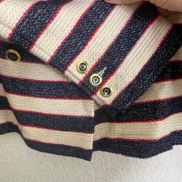 CAbi Love Carol Cruise Jacket | Style 5094 | Women’s Size 6 | Nautical Striped - Picture 9 of 11